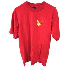 Champ Sz Large Red Mount Gay Rum Barbados T-Shirt